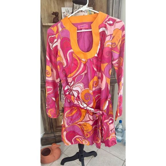 Trina Turk Swirl Tunic Dress - Picture 1 of 8